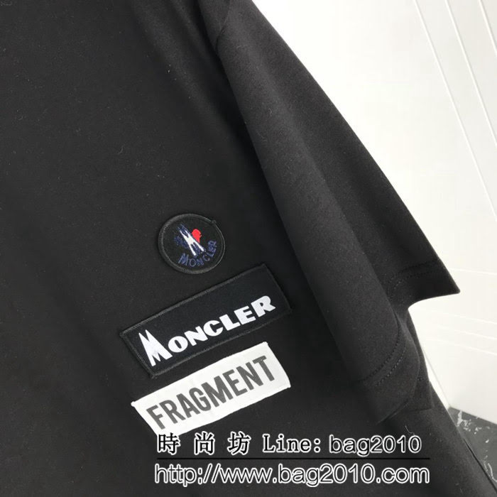 MONCLER蒙口X 藤原浩合作系列 19ss早春新款 定制純棉面料 短袖衣 男女同款 ydi2481